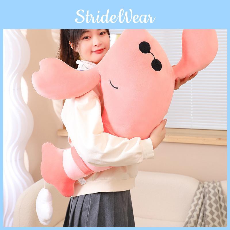 Egg Shrimp Plush Toy Cartoon Stuffed Doll Bedroom Decoration Cute Kids Gift
