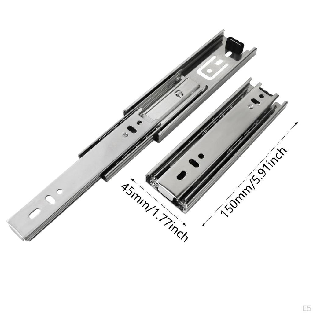 Skříň Zásuvka Posuvy Pojezdy, Vyměnit, Kov, Užitečné, Ztlumit Robustní vedení Kluzné kolejnice Kolejnice pro