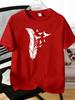 Unisexs Tee Feather And Flying Birds Silhouette Print Cotton Short Sleeve Male Casual Streetwear Outdoor Daily Basic Fashion Top
