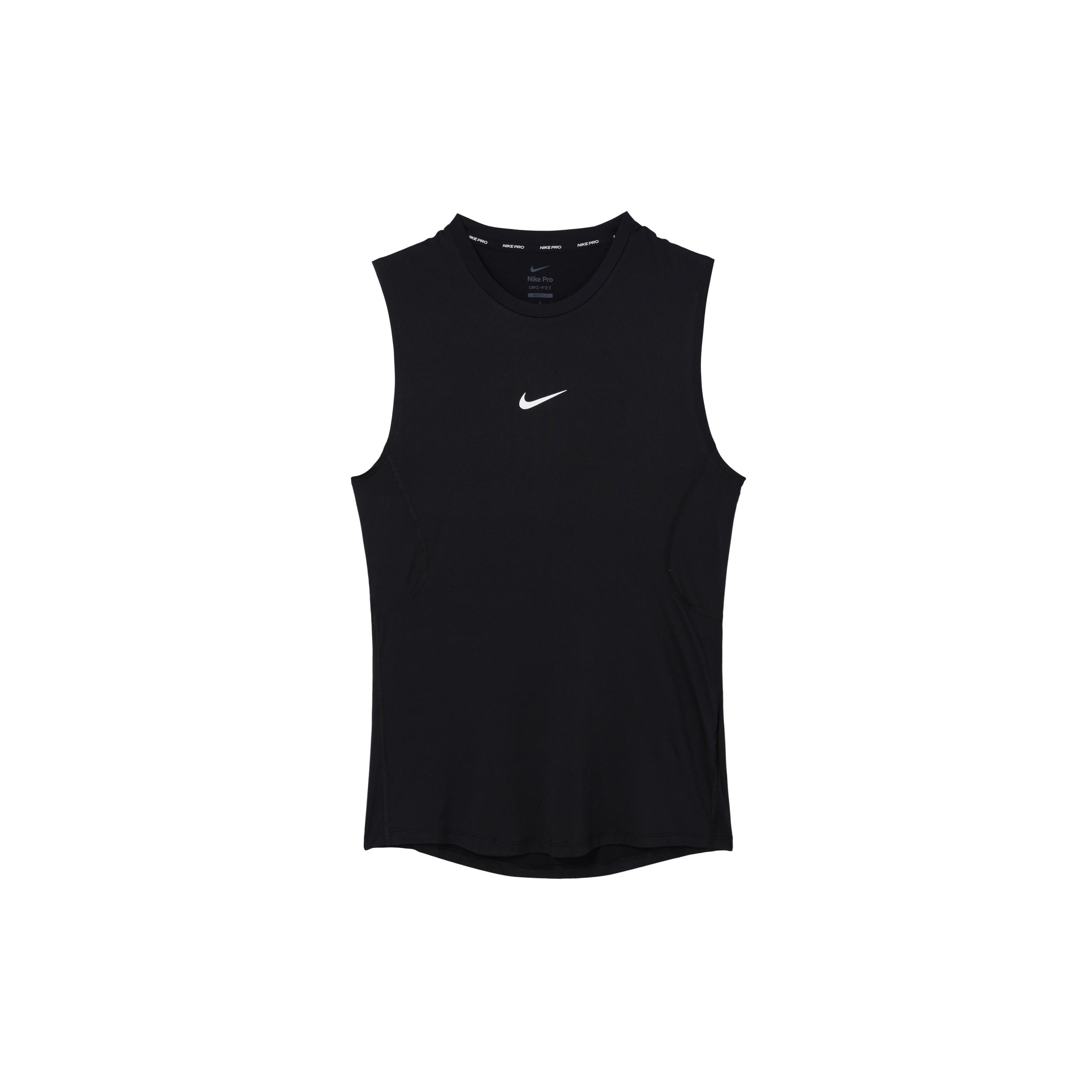 Nike Pro Dri-FIT Tight Sleeveless Workout Top Black Men s FB7915-010 S