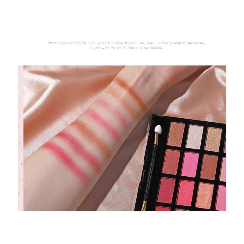 Thirty-nine Color Eyeshadow Disc Matte High Pearlescent Earth Color Eyeshadow Waterproof Student Party Affordable Makeup