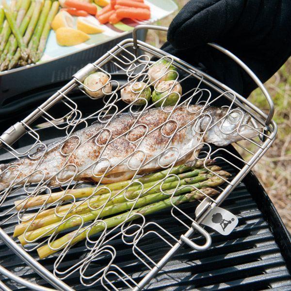 Panier À Poisson En Acier Inoxydable Weber - Petit Modèle