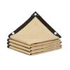 Beige Sunshade Net Edging Perforated Sunshade Sail Courtyard Balcony Outdoor Shading Sunscreen Net Thickened Heat Insulation Net