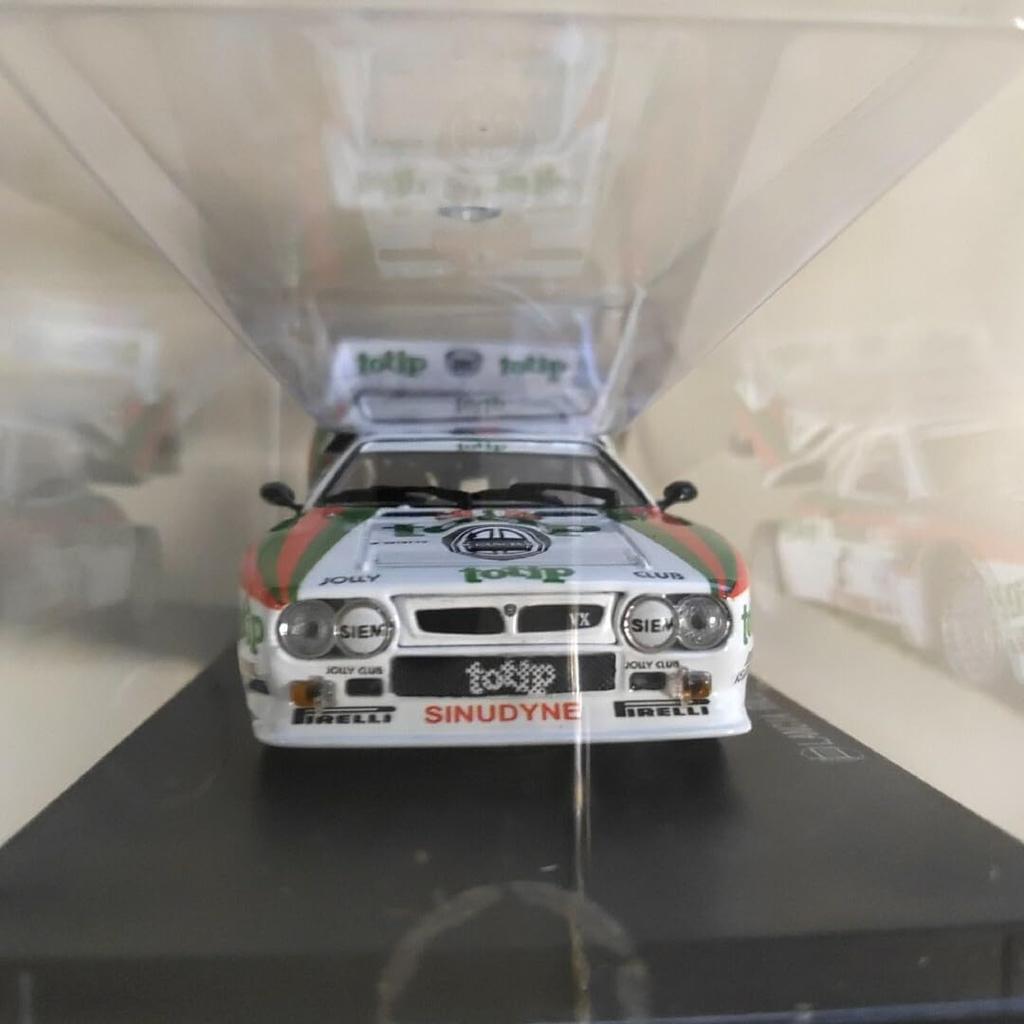scale miniature car Lancia Rally 037 1985 WRC Portugal Totip 1/43