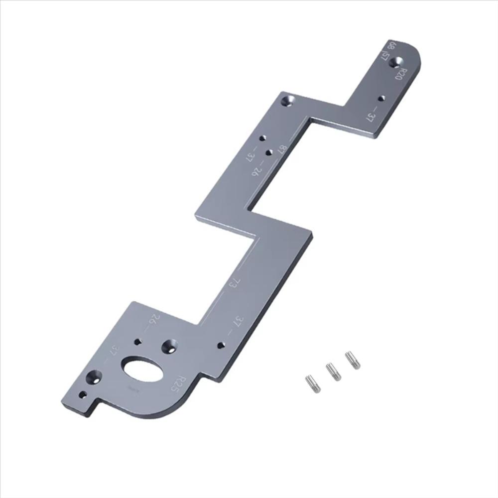 

Handle Free Cabinet Door Slotted Template Embedded Handle Slotting Template Enthusiasts серый