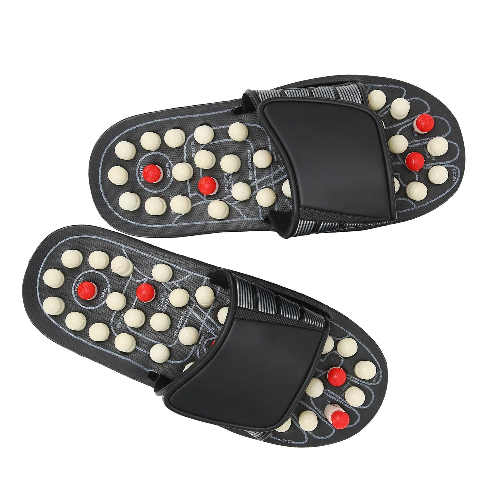 Foot Massager Slippers Outdoor Reflexology Sandals Stress Relief Acupressure Shoes Gift