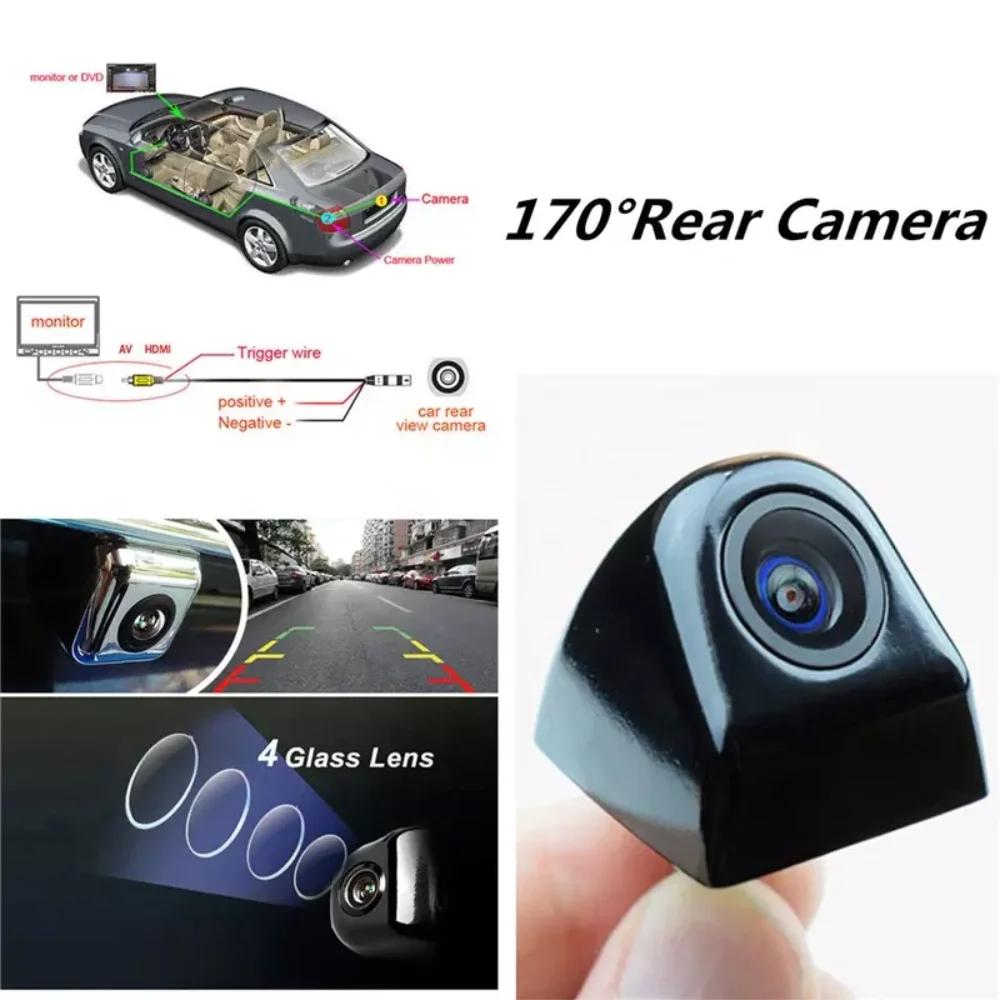 HD Large Angle Color Night Vision Waterproof Metal Reversing Camera for Car Pickup Truck Off-road Vehicle