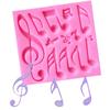 New Music Symbol Shape Silicone Molds Musical Fondant Cake Decorating Tools Polymer Clay Moulds Wholesale