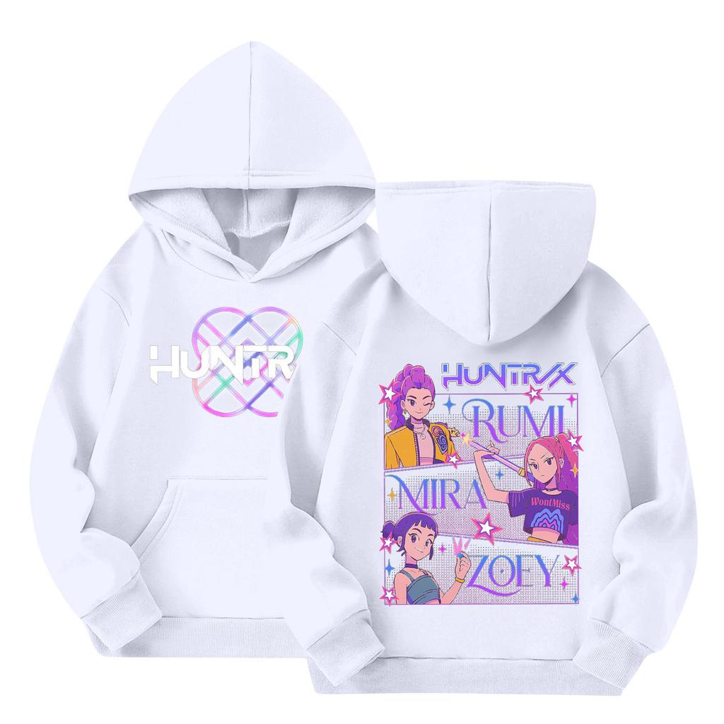 Children's Hooded Gradient Printed Long Sleeved Sweatshirt Loose  Sweatshirt  Sweatshirt