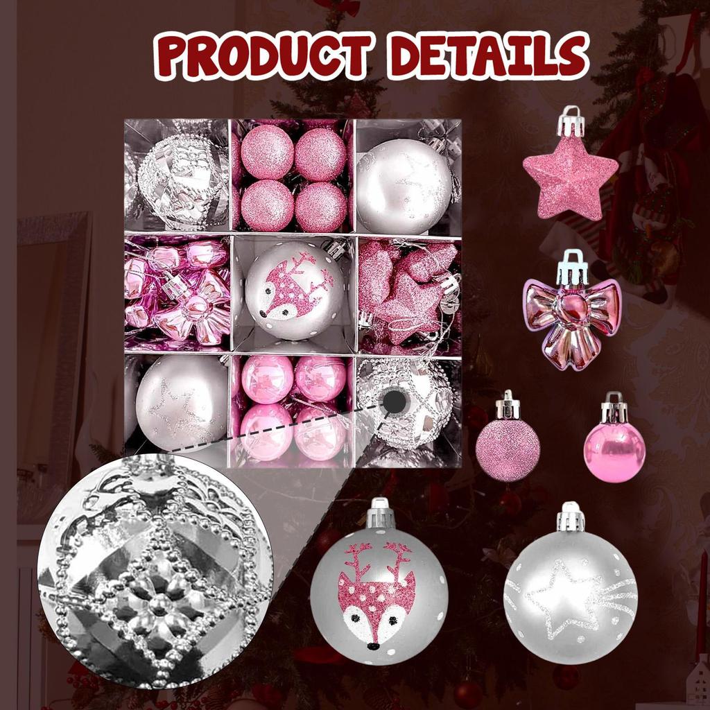 35 Christmas Baubles for Hanging, Tree Decorations, Home Decor, Anniversary, Wedding