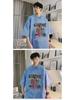 European & American High Street Retro Washed Hip-Hop T-Shirt - Men’s Summer West Coast Cotton Heavyweight Short Sleeve