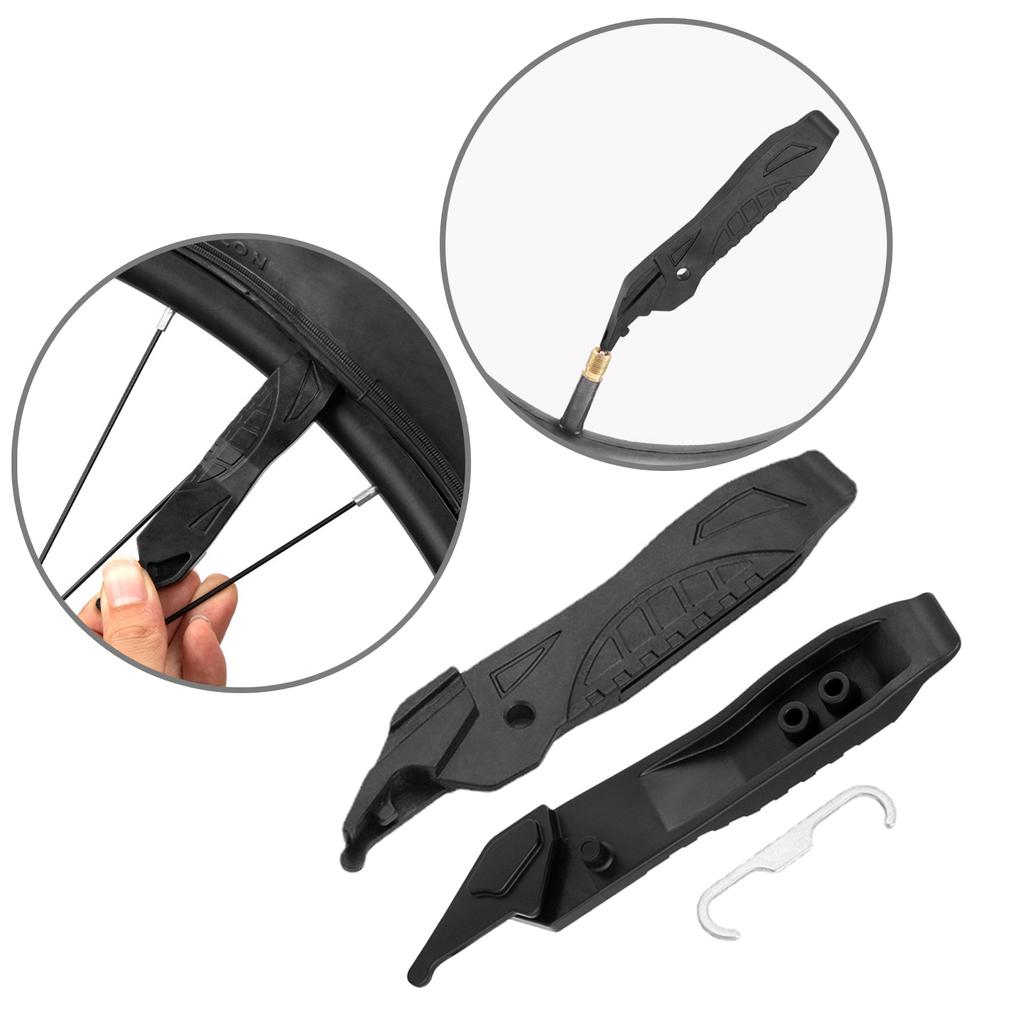 Portable Bike Chain Repair Tool Bicycles Chain Hook and Tire Levers Combo Tool Bicycles Tire Pry Bar Removal Tool
