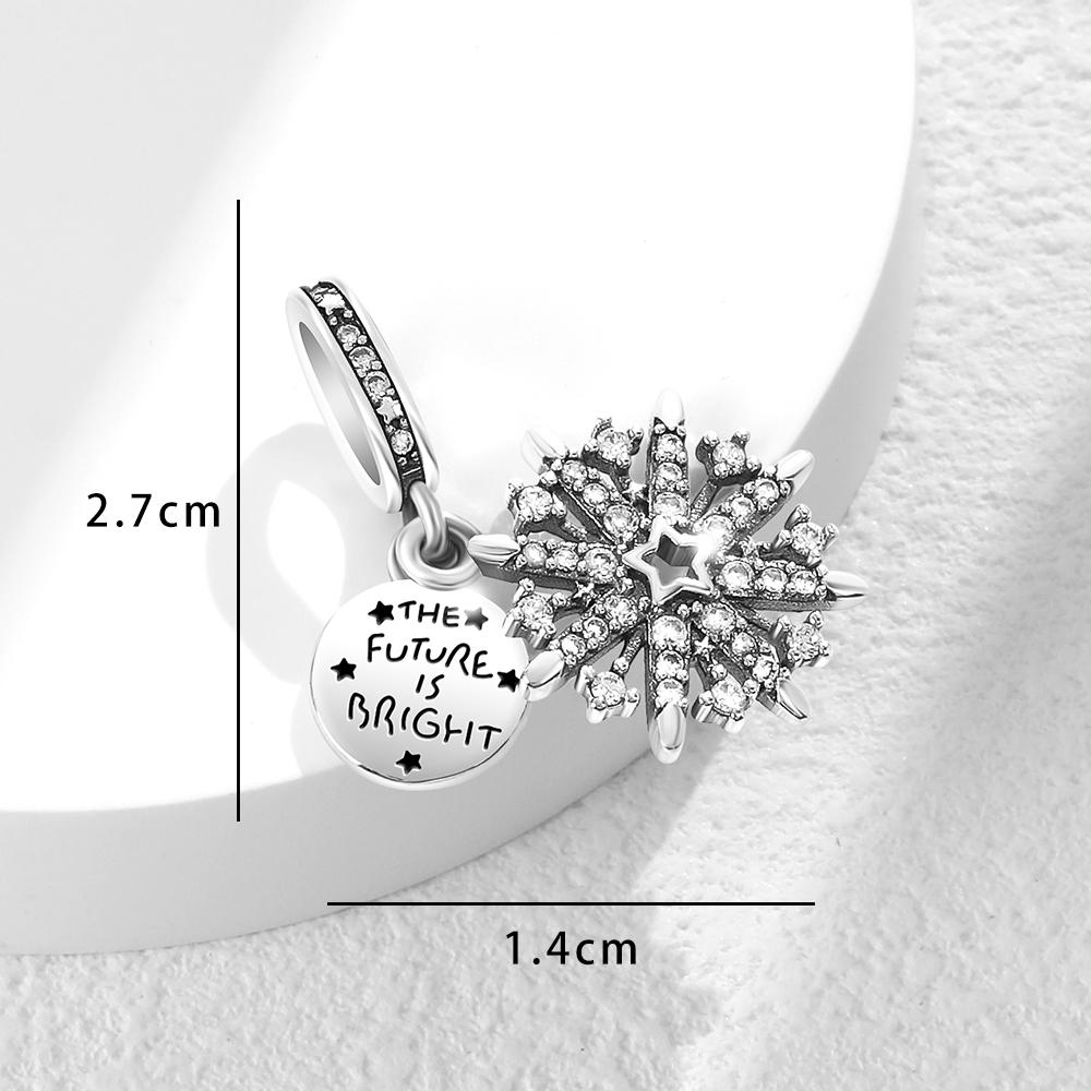 New 925Silver Christmas Series Tree Snowflake Deer Sweater Charm Pendant Fit for Exquisite Bracelets DIYWomen's Jewelry