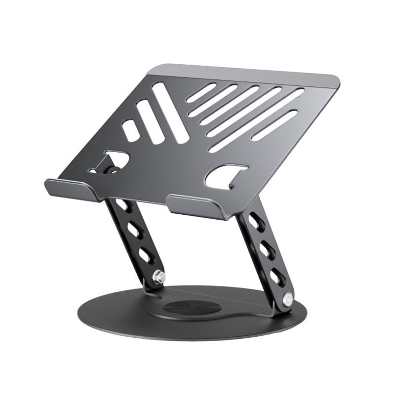 Foldable Aluminum Tablet & Laptop Stand with Cooling and Adjustable Height for Online Classes & Streaming.