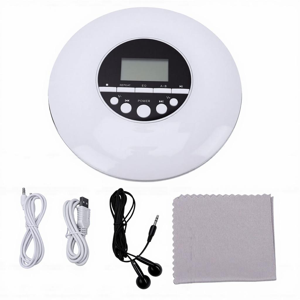 Portable CD Player Personal Stereo Mini Music Disc Player Battery Powered for Home Car