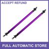 200mm Adjustable Front Bumper Lip Splitter Strut Rod Tie Support Bar Purple