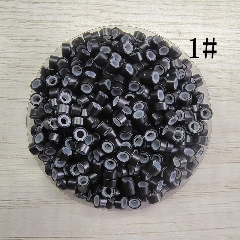 

Бесшовное кольцо для наращивания волос с силиконовой ручкой и золотой проволокой 200 pcs bag