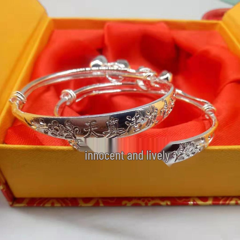 Bransoletka z gwiazdkami posrebrzana na Walentynki dla kobiet - Modny prezent w stylu Douyin dla przyjaciółki