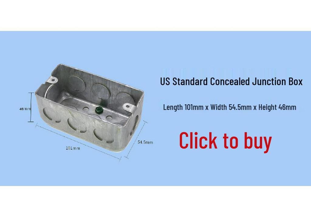 Surface-Mounted Double Gang Socket Outlet for USA, Canada, Mexico - 15A for Home Renovation
