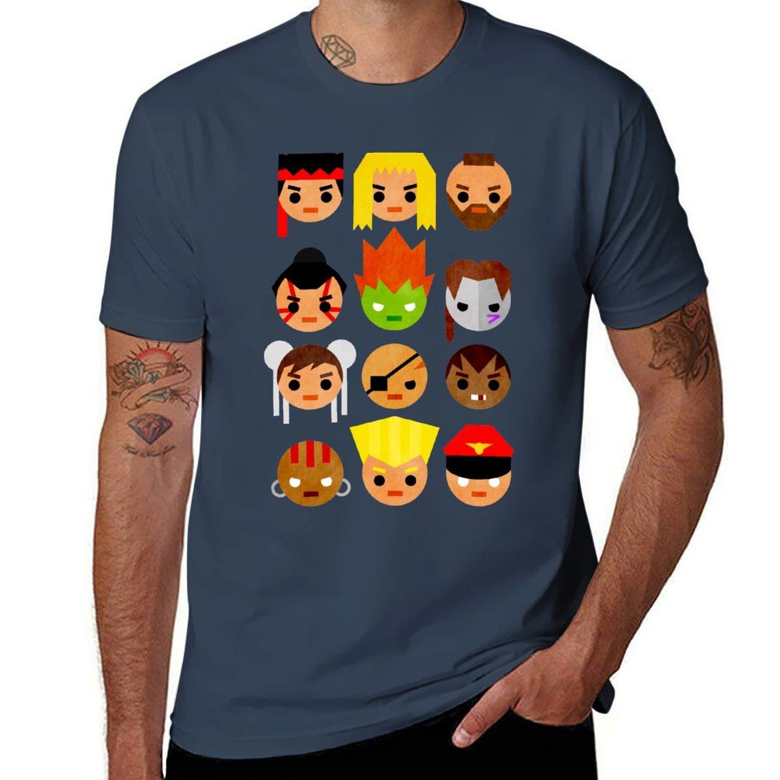 Street Fighter 2 Mini Tshirt Work Utility Casual Tee Shirt S