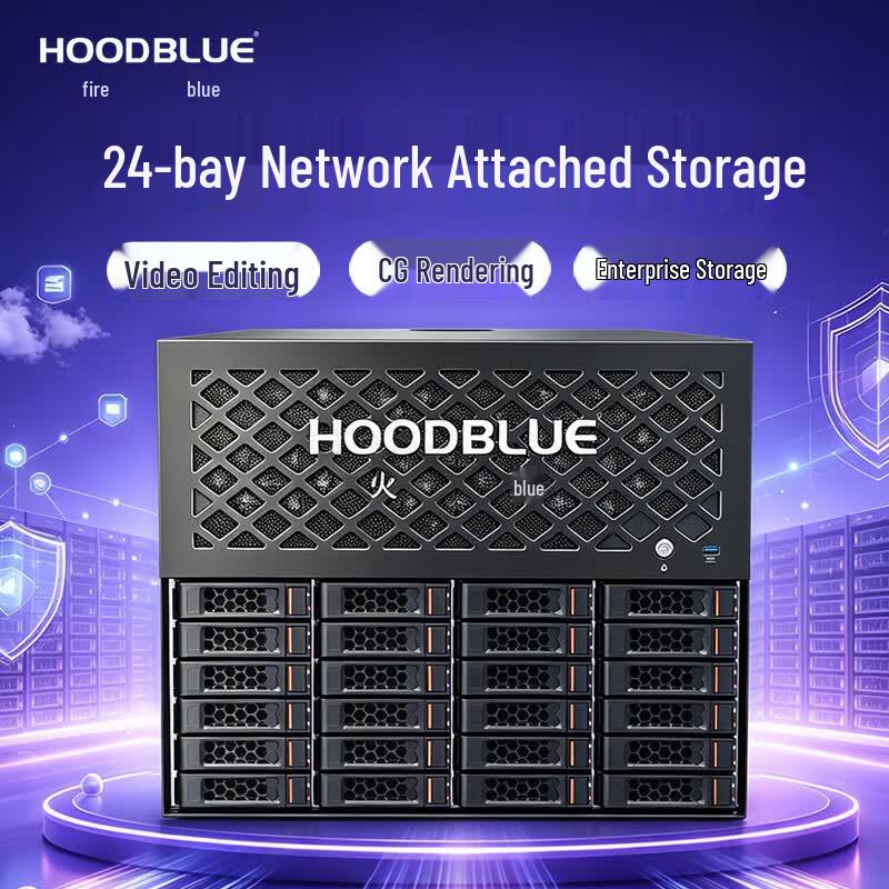 Hoodblue DS2480 Enterprise 24-Bay NAS Storage Server
