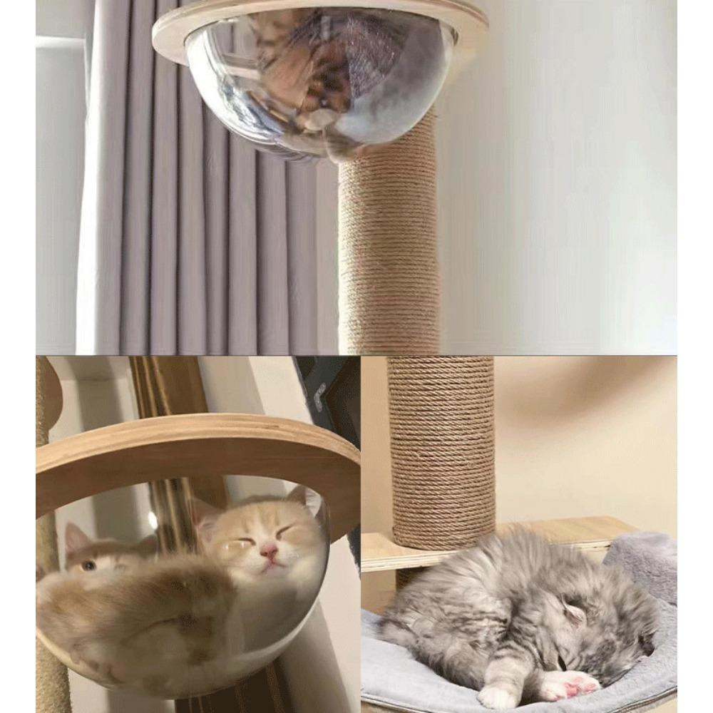Tongtian pillar cat occupies a multi-layer integrated scratching column top and bottom space capsule cat frame cat small apartment hemp rope