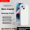 DIVI Cloud-Like LiquidIPhone 14 Case, Full Protection Shockproof Ultra-Thin Skin-Friendly Straight Edge Soft, White