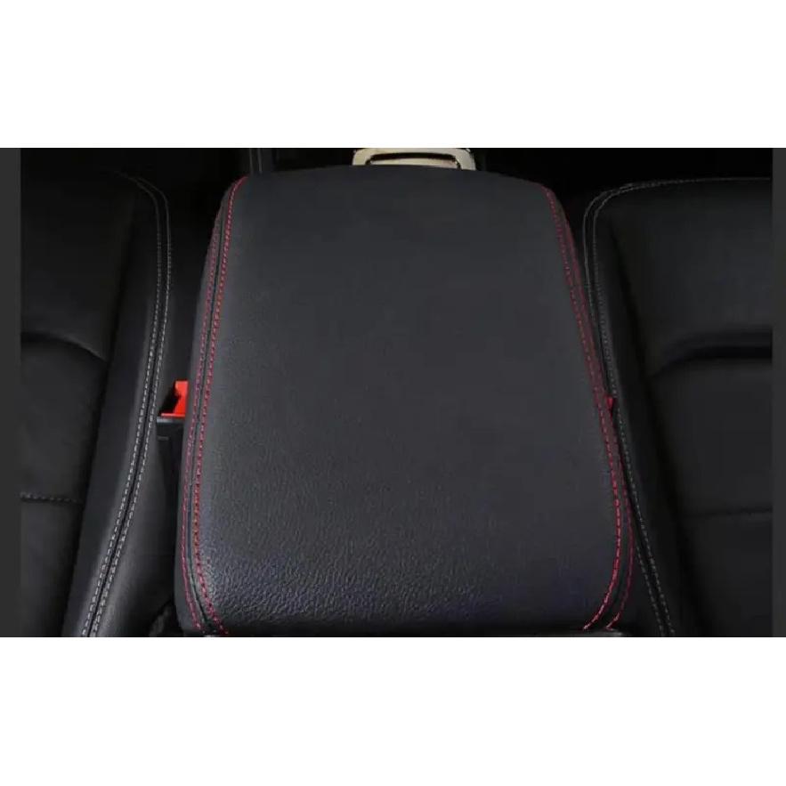 Microfibre Leather Center Armrest box Cover For  Hyundai Santa Fe 2006 2007 2008 2009 2010 2011 2012 car accessories interior
