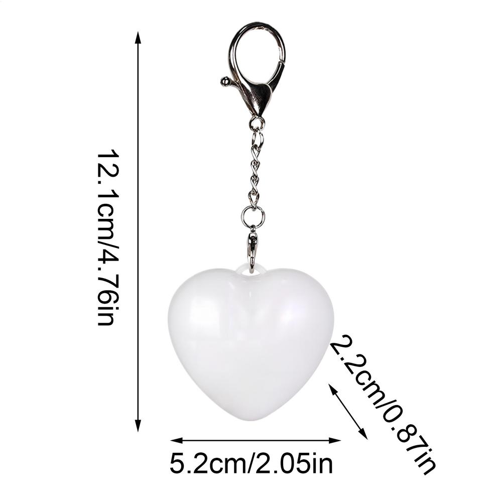

Purse Lights Touch Sensing Rechargeable Keychain Lamp Heart Shape Purse Flashlight For Women For Mother Women Backpack Shoulder рожевий