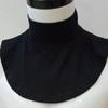 Cuello alto de mujer con cuello falso para camisa Algodón para mujer Cuello falso Color sólido Cubrecuello Blusa Cuellos desmontables