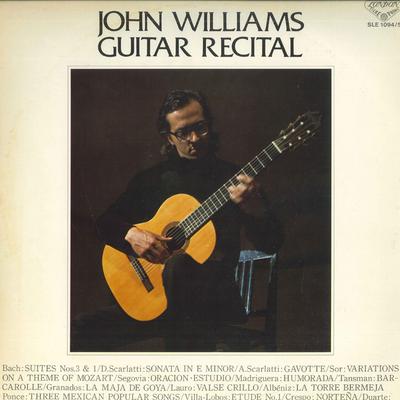 Disque Vinyle JOHN WILLIAMS - Albeniz: Tour Rouge / John Williams SLE10945 LONDRES 1979 Japon Classique Occasion