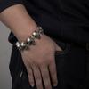 Bracciale Teschio Uomo Stile Hip Hop Punk Diablo Bracciale Halloween Personalità Cool