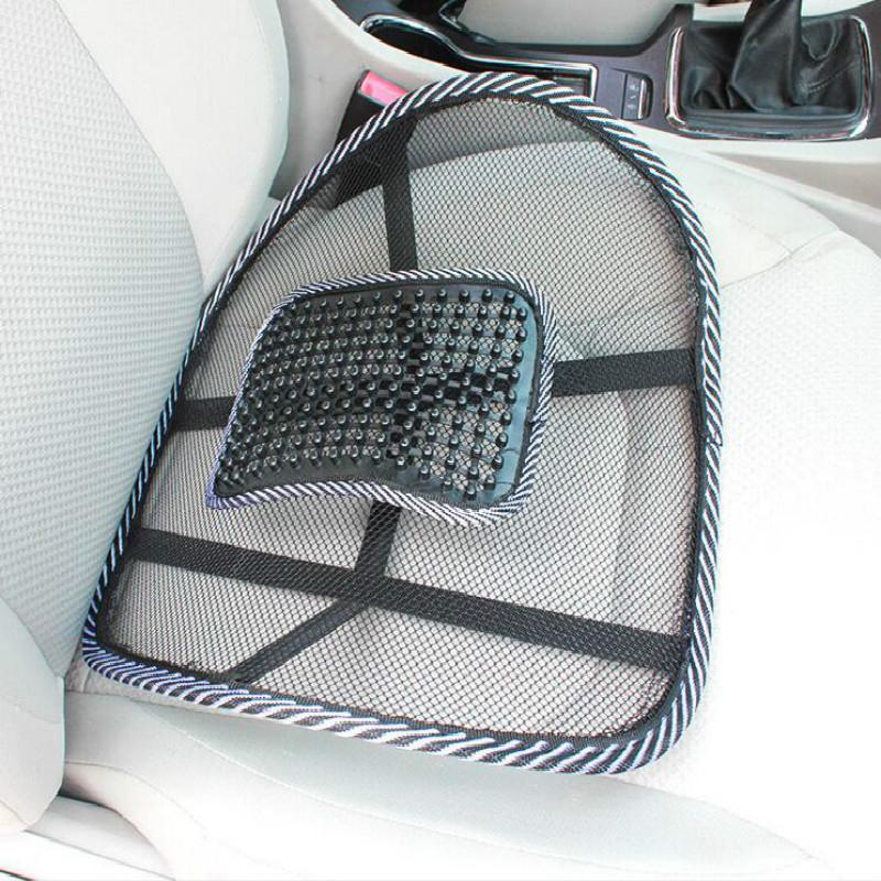 Chair Back Support Massage Cushion Mesh Relief Lumbar Brace Car Truck Office Home Cushion Seat Chair Lumbar Back Support Chair