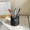 Tire-Shaped Office Supplies, Desktop Storage, Creative Holder for Pen, Makeup Brush, Decorative Ornaments