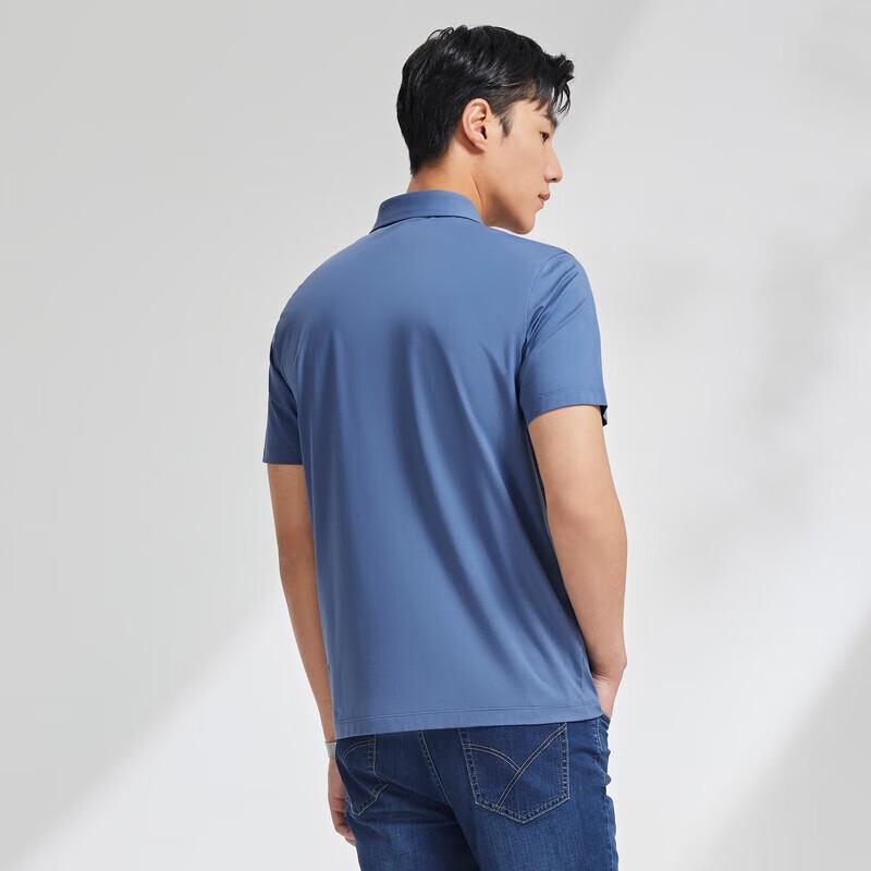 YOUNGOR Men's Business Casual Short-Sleeve T-Shirt