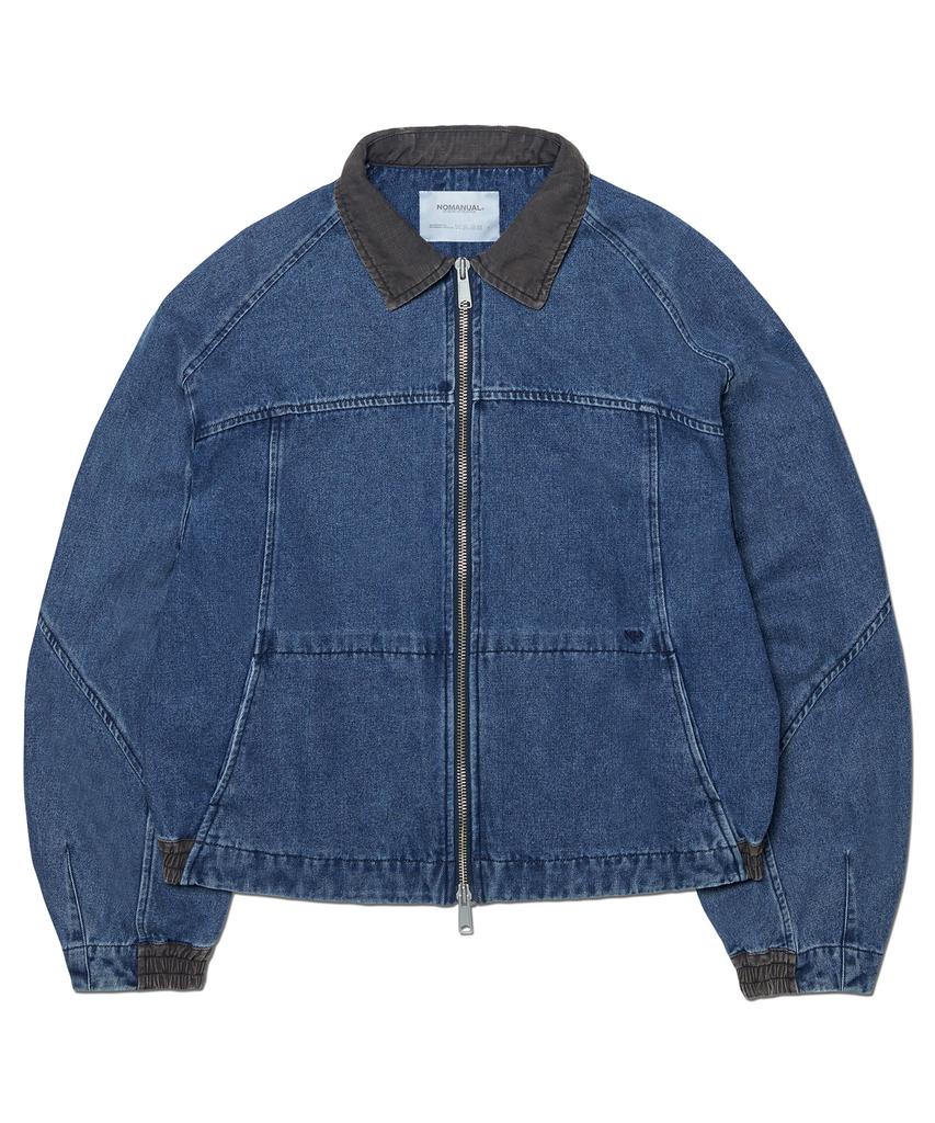 Nomanual D.W Denim Jacket - Washed Blue