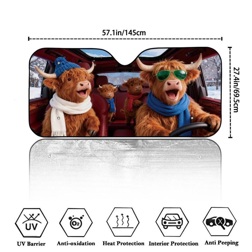 Custom Print Universal Foldable Car Sunshade: Aluminum Foil Blackout Curtain for Front Window