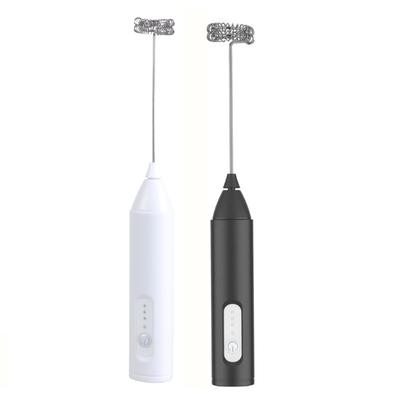 Mini spieniacz do mleka z możliwością ładowania przez USB, 3 regulowane prędkości, ręczny spieniacz do kawy, wielofunkcyjny trzepaczka do jajek