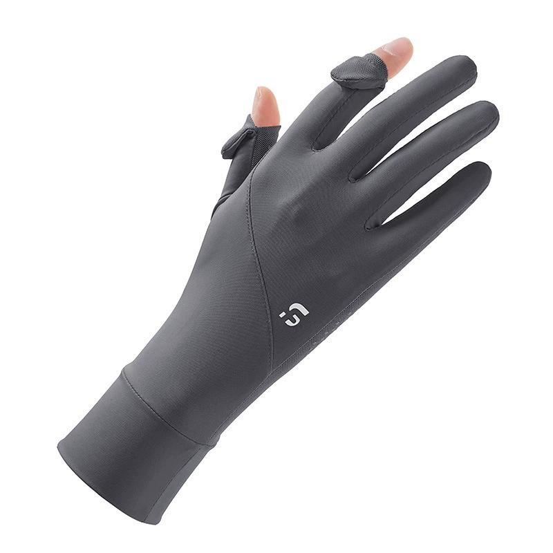 Damen UPF 50+ Sonnenschutzhandschuhe, Atmungsaktive Lange Netz-Armhandschuhe mit Touchscreen-Fingern, Rutschfest, UV-Schutz für Fahren, Radfahren, Outdoor
