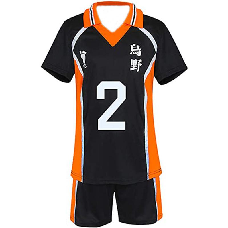 Haikyu!! Haikyuu Cosplay Costume Karasuno Koukou High School Volleyball Club Hinata Shoyo Kageyama Tobio Sportswear Jerseys