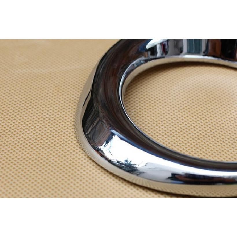 For Mazda2 Demio DJ DL 2015 2016 Chrome Front Fog Light Lamp Ring Cover Trims