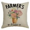Spring Pillow Case Sofa Waist Pillow Case Garland Truck Light Luxury Home Office Pillow Pillow Case