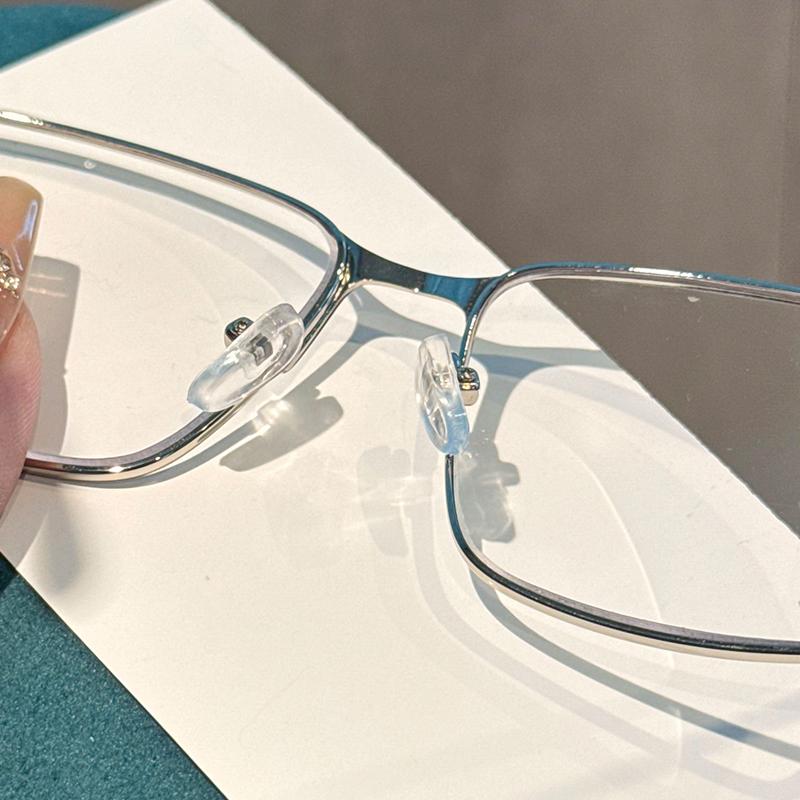 Men's Business Reading Glasses women Vintage Luxury Metal Square Frame Anti Blue Light Presbyopia Eyeglasses farsighted Eyewear