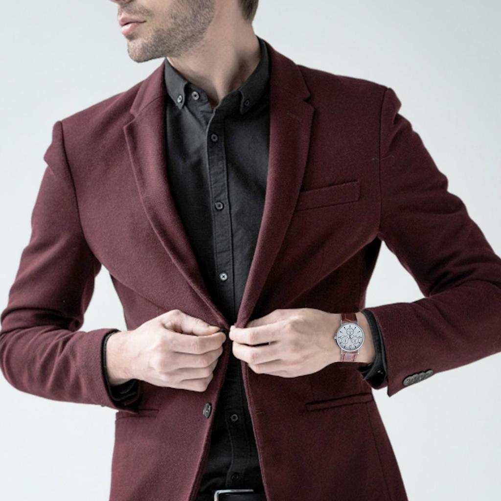 Pánské hodinky Three Eye WATCH QUARTZ Hodinky s modrým skleněným páskem