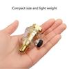 Automatic Mini In- Line Oiler 1/4" Oil Lubricator Iron for Air Compression
