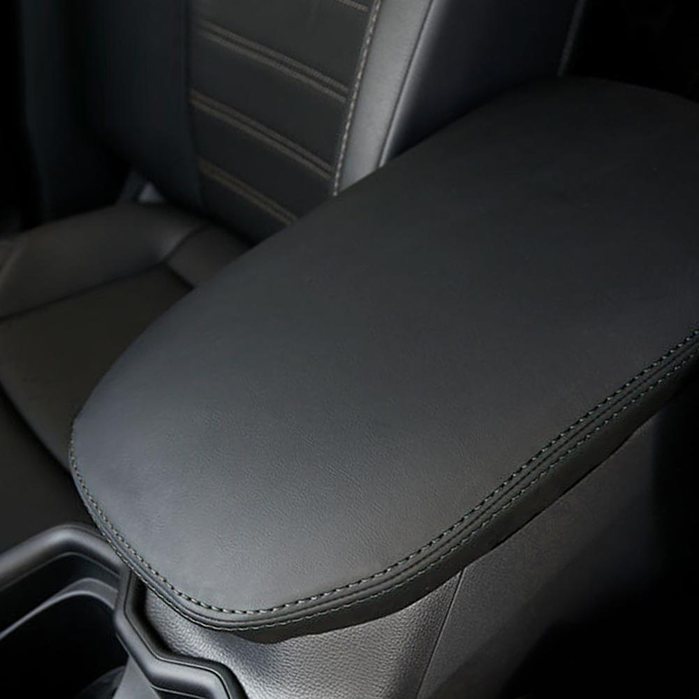 Auto Center Console Armrest Cover PU Leather Arm Rest Box Lid Cover For Toyota RAV4 XA50 2019-2026 Protective Interior Accessory