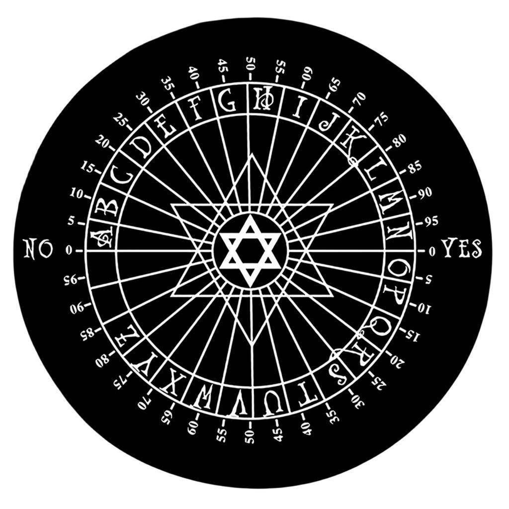 Pendulum Board Dowsing Divination Metaphysical Message Board Rubber Fortune Telling Board Witchcraft Wiccan Altar Board
