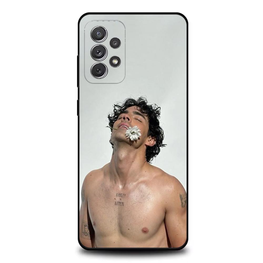 1PC Singer Joe J-Jonas Phone Case For Samsung S25,S24,S21,S22,S23,S30,Ultra,S20,Plus,Fe,Lite,Note,10,9,5G Black Cover