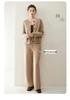 2025 Women's Baby Cashmere Cable Knit Cardigan: Loose, Thick, Versatile Sweater with Round Neck for Autumn/Winter