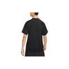 Nike T Shirts Men's Black Crew Neck Moderate Straight Fit DX8635-010